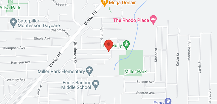 map of 808 MILLER AVENUE